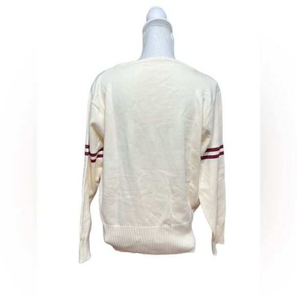 Taylor Swift "Red' Embroidered Sweater collegiate - Picture 3 of 5